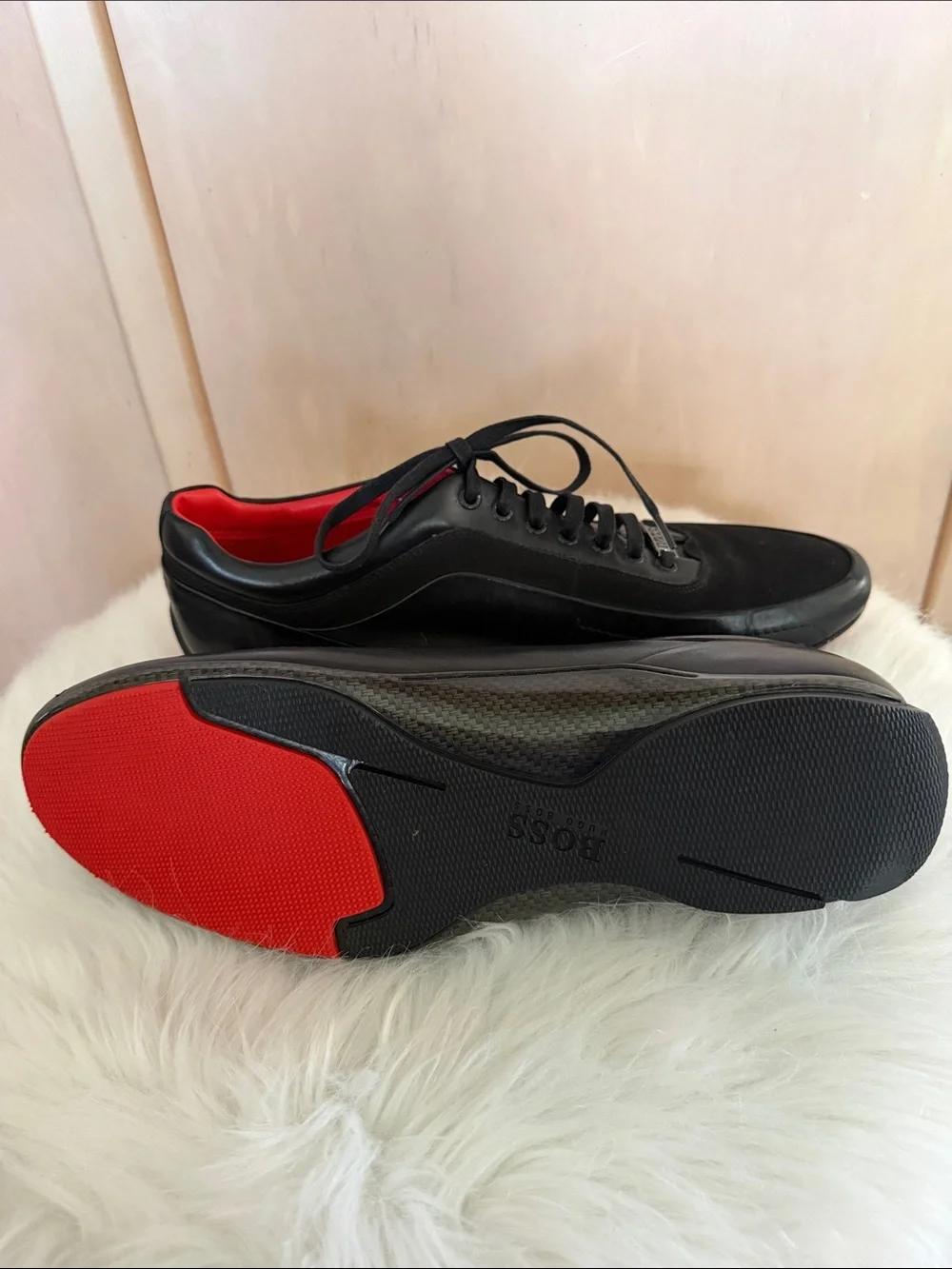 Hugo Boss HB Racing 50307934 Black Leather Sneakers